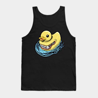 Demon Fire Duck Humorous and Moody Tank Top